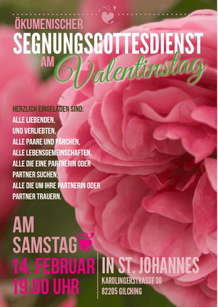 Plakat  oekum.Segnungsgottesdienst 2026