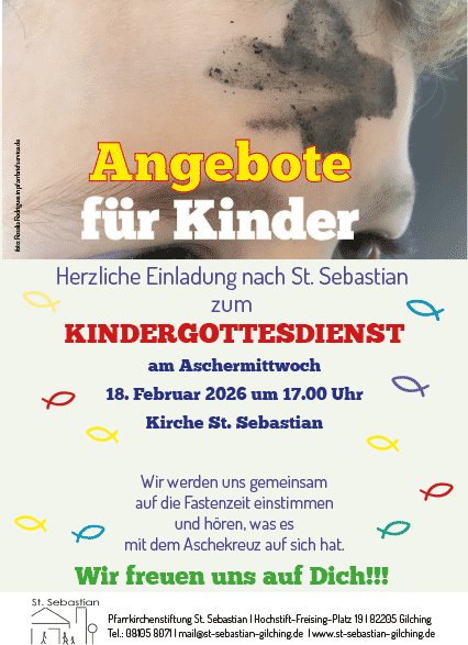 Aschermittwoch Gottesdienst für Kinder