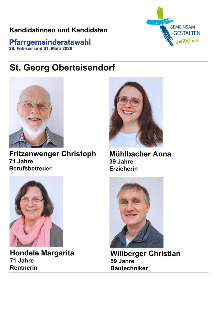 PGR Wahl 2026  - Steckbrief Oberteisendorf