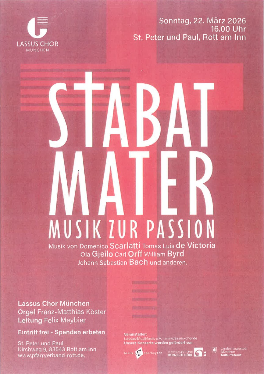 Konzert Stabat Mater März 2026