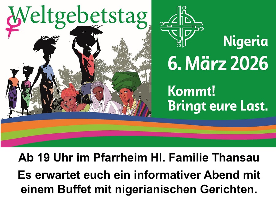 Weltgebetstag 2026 Thansau