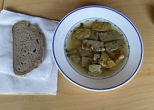 Kachel Fastensuppe