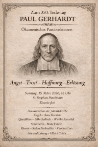 zum 350. T0destag von Paul Gerhardtzum 350. T0destag von Paul Gerhardt