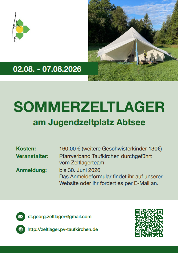 Zeltlager 2026