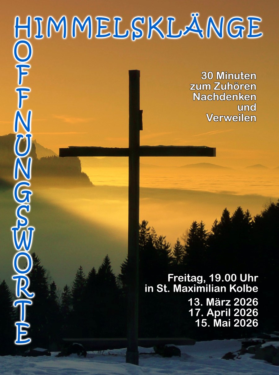 Plakat Himmelsklänge, Motiv: Sonnenuntergang