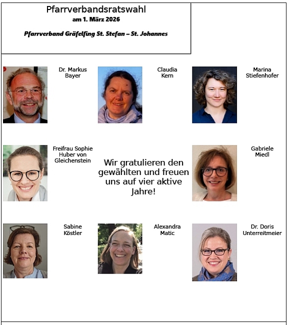 Der neu gewähglte Pfarrverbandsrat