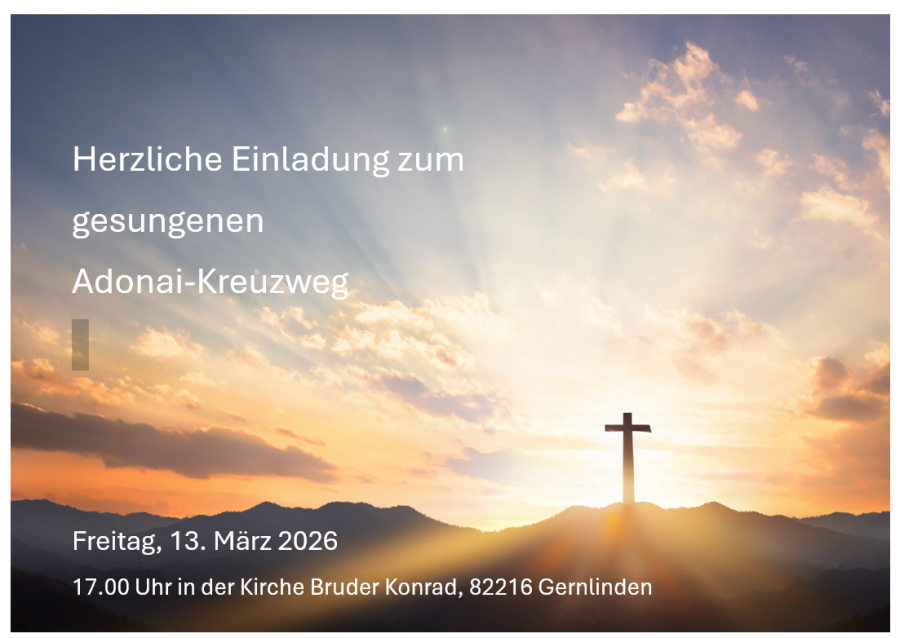 Adoni-Kreuzweg in Bruder Konrad Gernlinden Kirche