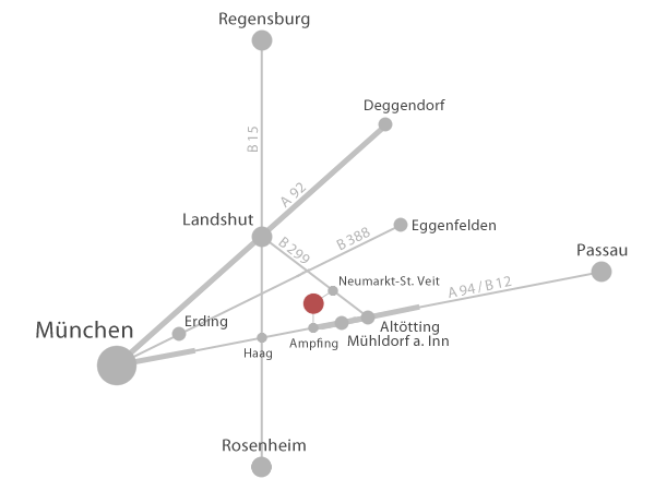 Anfahrtsskizze Pfarrverband Schönberg